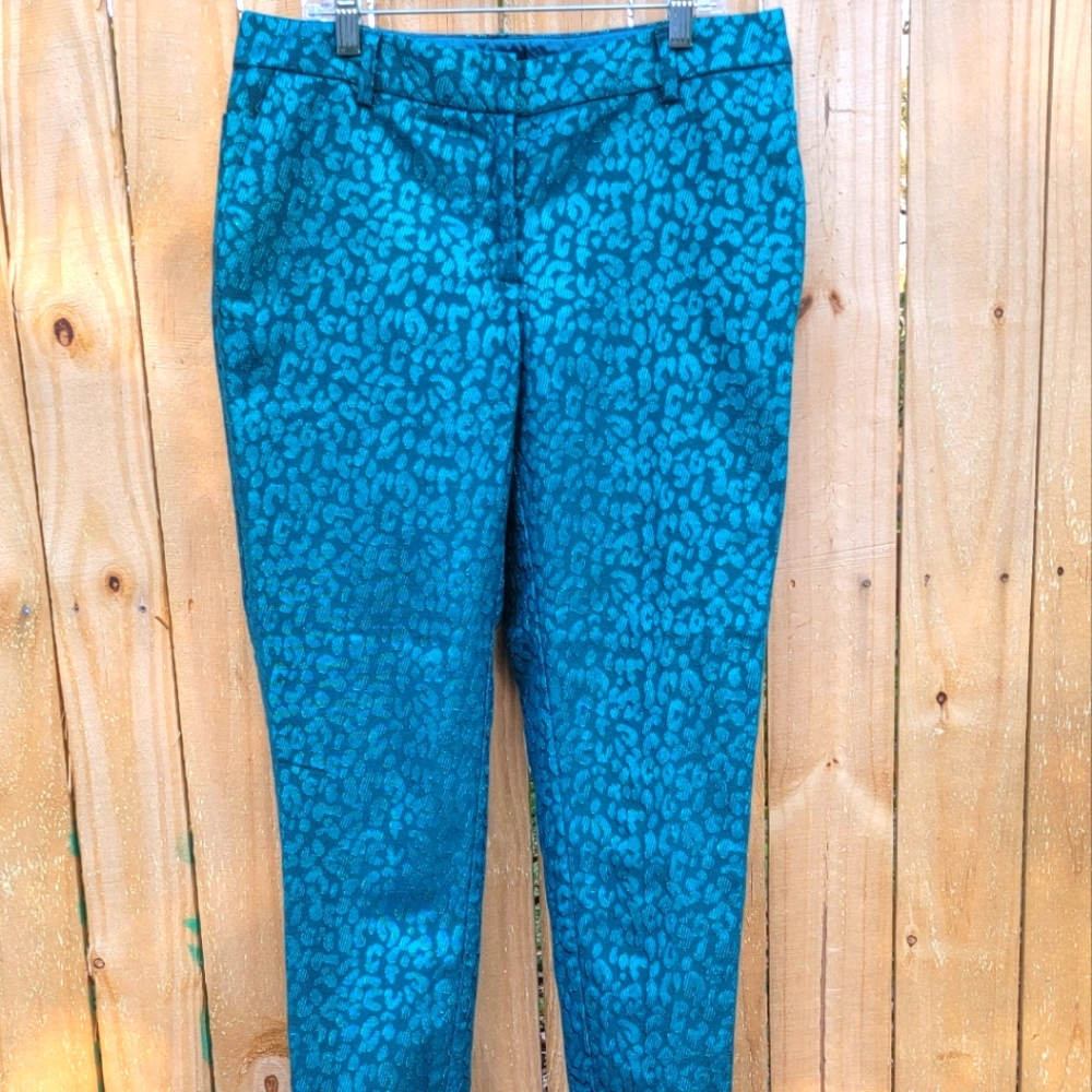 H&M Metallic Print Pants